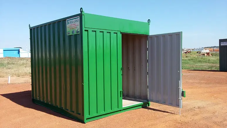 Container verde da Serrasso